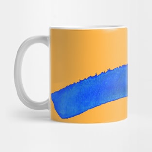 Blue Color Stripe Mug